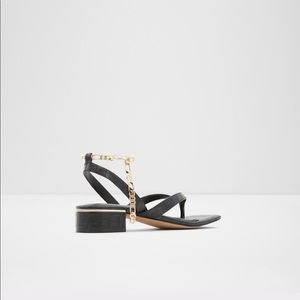 Beautiful sandals with a little heel